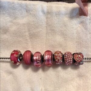 Elegant Pink Beads